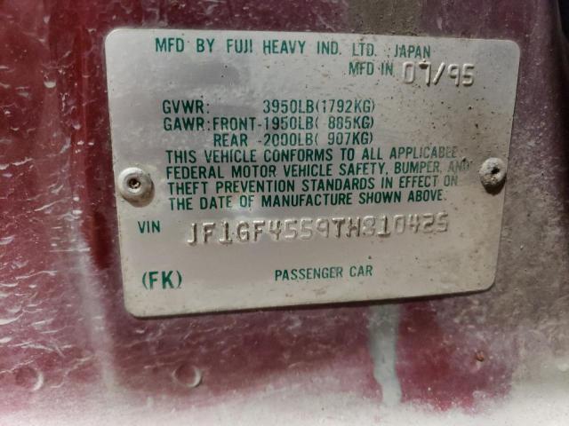 Photo 11 VIN: JF1GF4559TH810425 - SUBARU IMPREZA 