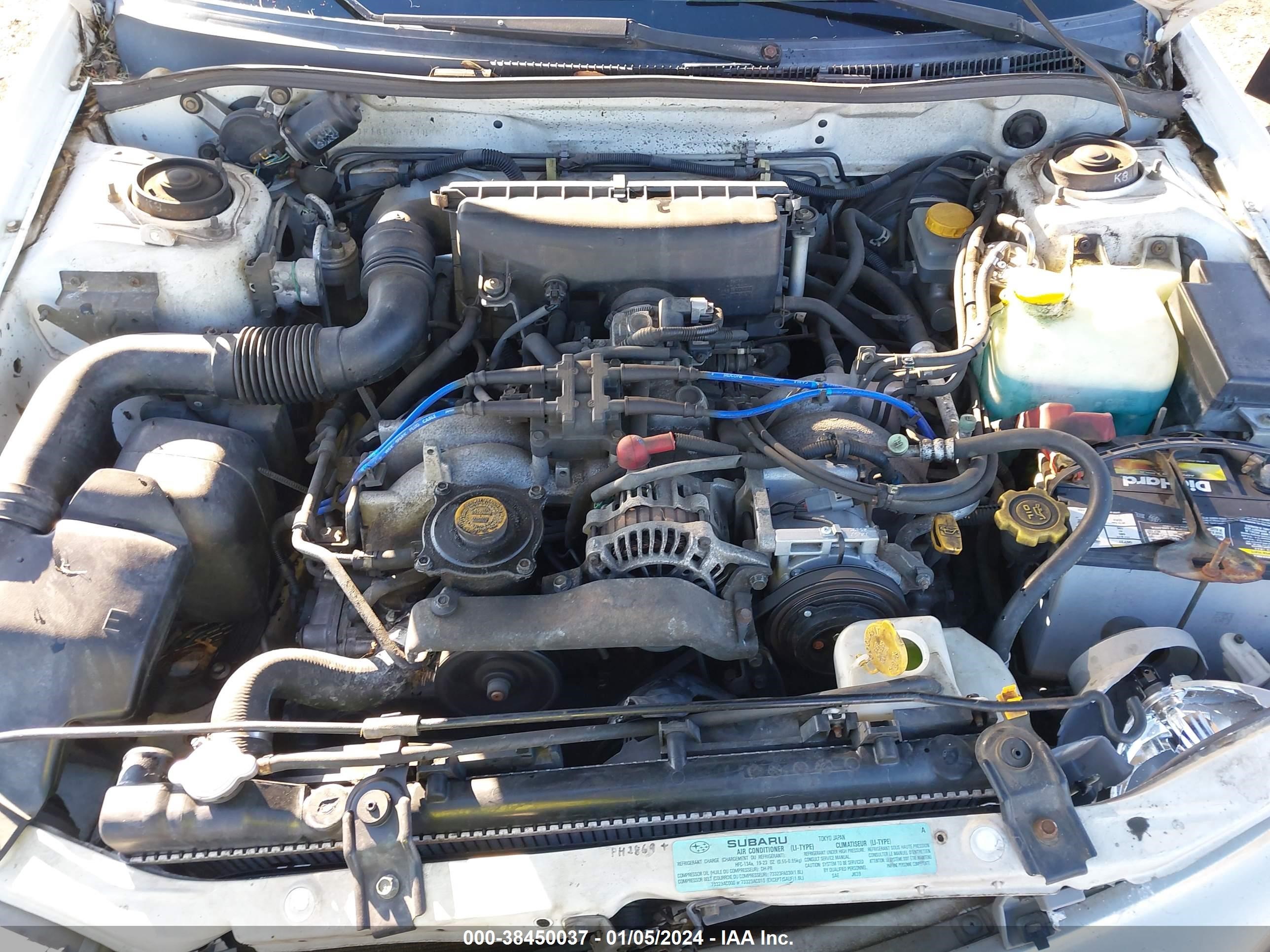 Photo 9 VIN: JF1GF48561H802968 - SUBARU IMPREZA 