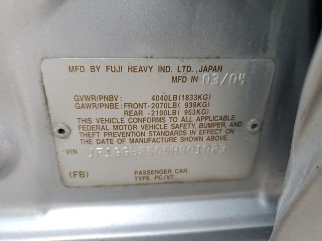 Photo 12 VIN: JF1GG68505H801023 - SUBARU IMPREZA OU 