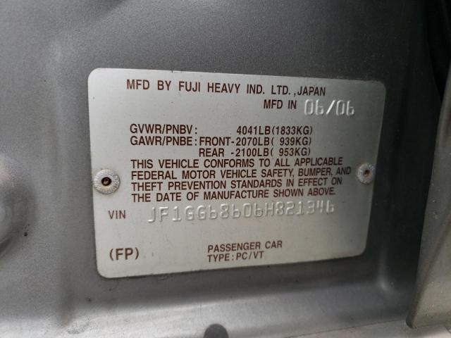 Photo 11 VIN: JF1GG68606H821346 - SUBARU LEGACY 