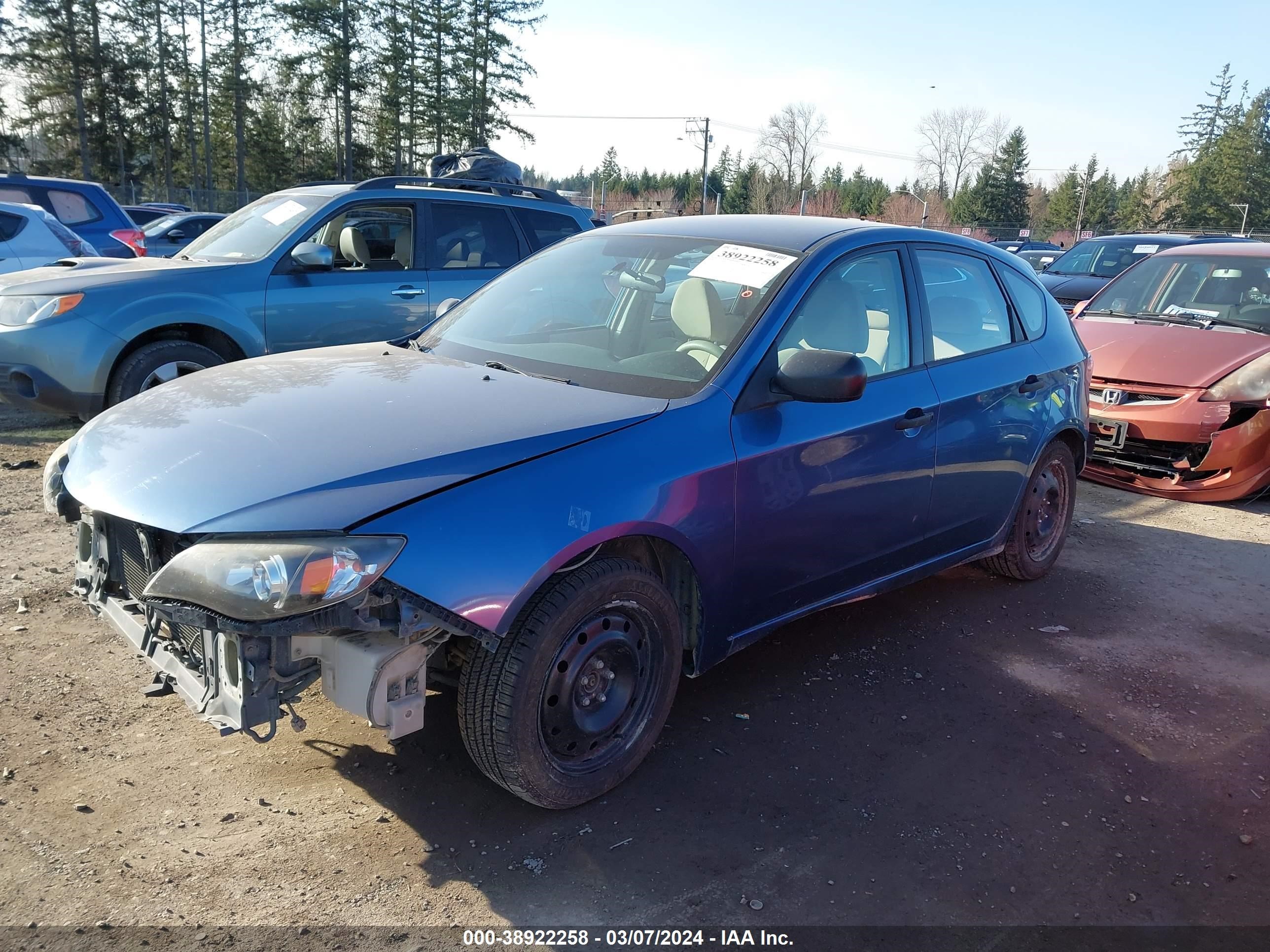 Photo 1 VIN: JF1GH61618G835742 - SUBARU IMPREZA 