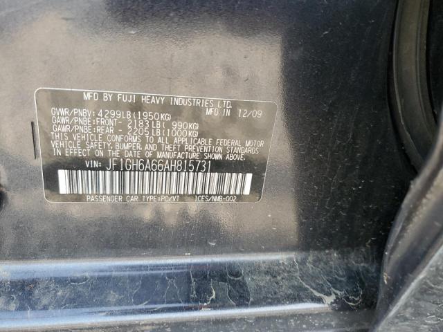 Photo 11 VIN: JF1GH6A66AH815731 - SUBARU IMPREZA 2. 