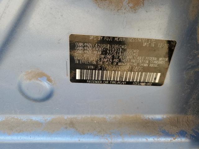 Photo 11 VIN: JF1GH6A6XBH817466 - SUBARU IMPREZA 