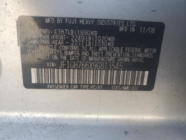 Photo 11 VIN: JF1GH766X9G813545 - SUBARU IMPREZA WR 