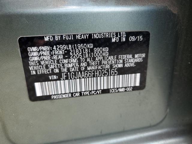 Photo 12 VIN: JF1GJAA66FH025165 - SUBARU IMPREZA 