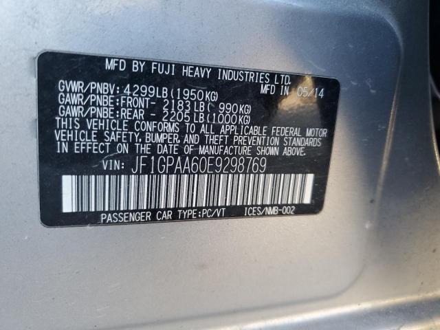 Photo 12 VIN: JF1GPAA60E9298769 - SUBARU IMPREZA 