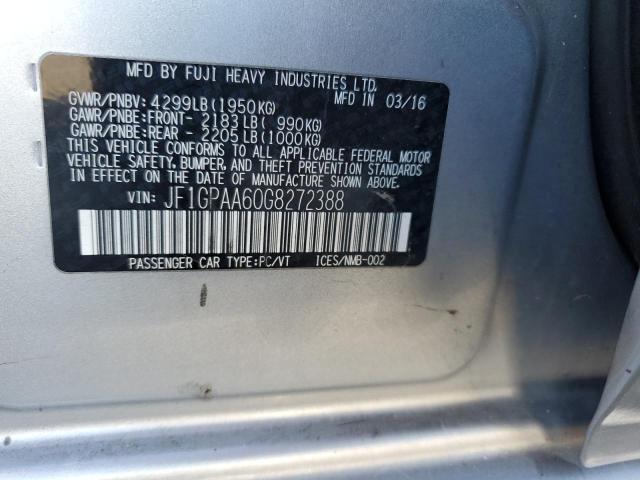 Photo 11 VIN: JF1GPAA60G8272388 - SUBARU IMPREZA 