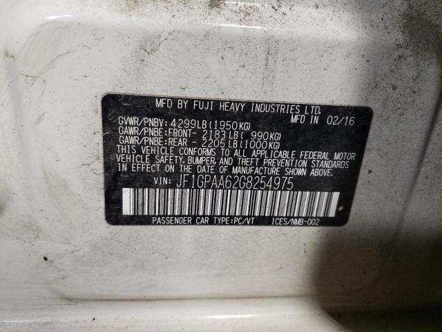 Photo 12 VIN: JF1GPAA62G8254975 - SUBARU IMPREZA 