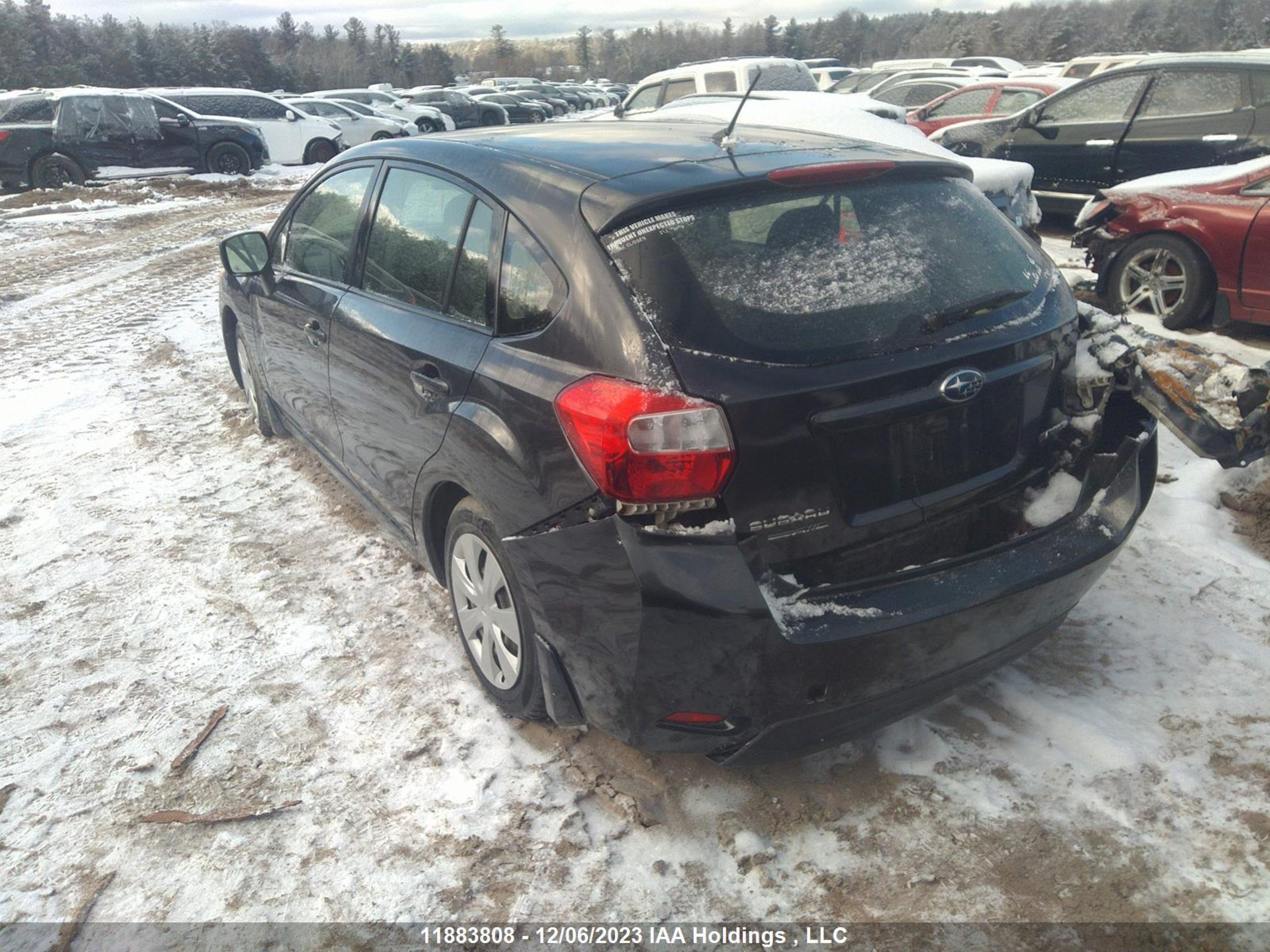 Photo 2 VIN: JF1GPAA63CG236842 - SUBARU IMPREZA 