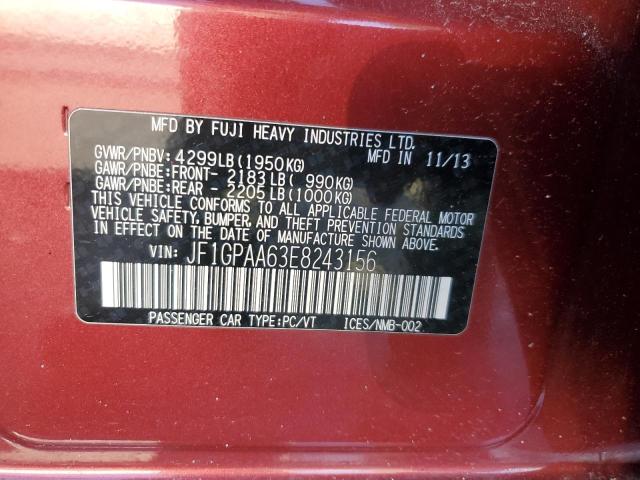 Photo 11 VIN: JF1GPAA63E8243156 - SUBARU IMPREZA 