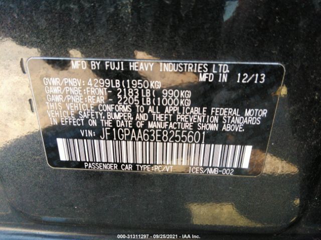 Photo 8 VIN: JF1GPAA63E8255601 - SUBARU IMPREZA WAGON 