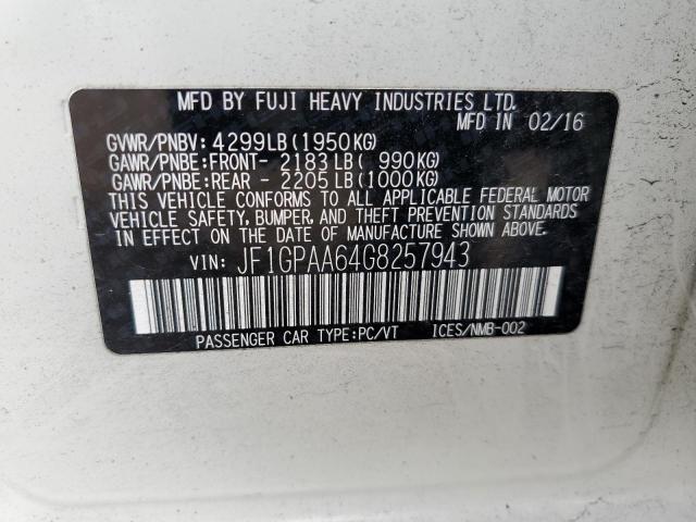 Photo 11 VIN: JF1GPAA64G8257943 - SUBARU IMPREZA 