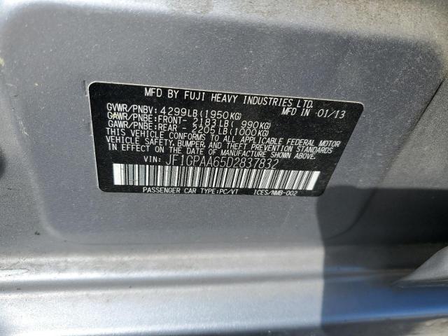 Photo 11 VIN: JF1GPAA65D2837832 - SUBARU IMPREZA 