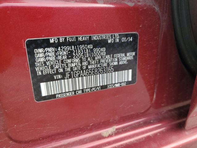 Photo 12 VIN: JF1GPAA65E8263165 - SUBARU IMPREZA 