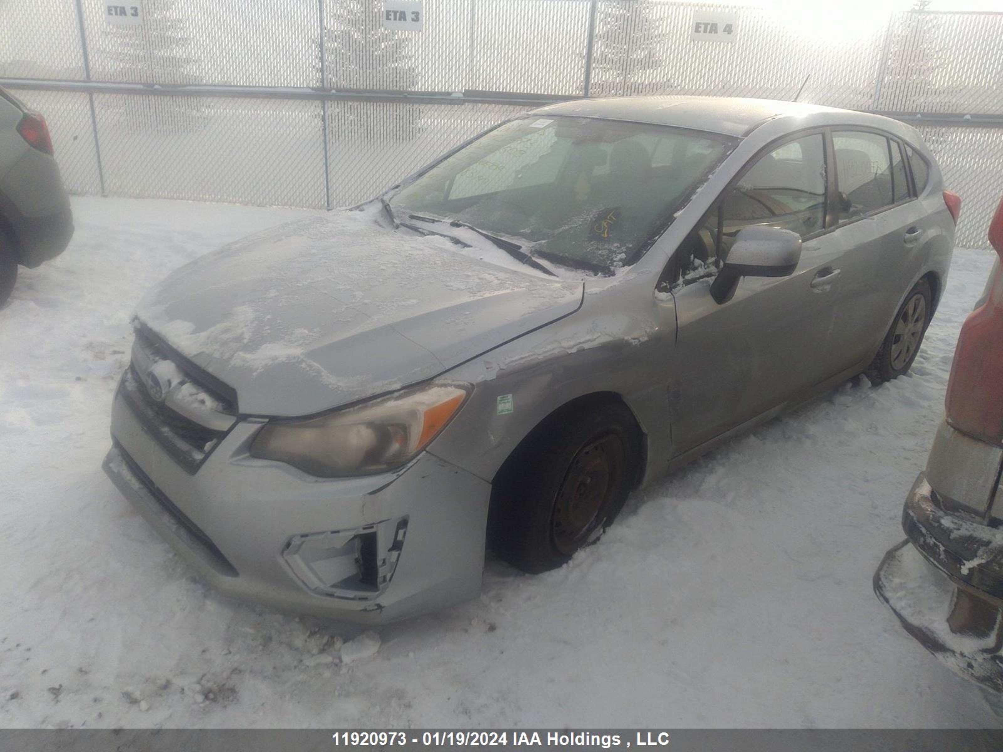 Photo 1 VIN: JF1GPAA67CH202509 - SUBARU IMPREZA 