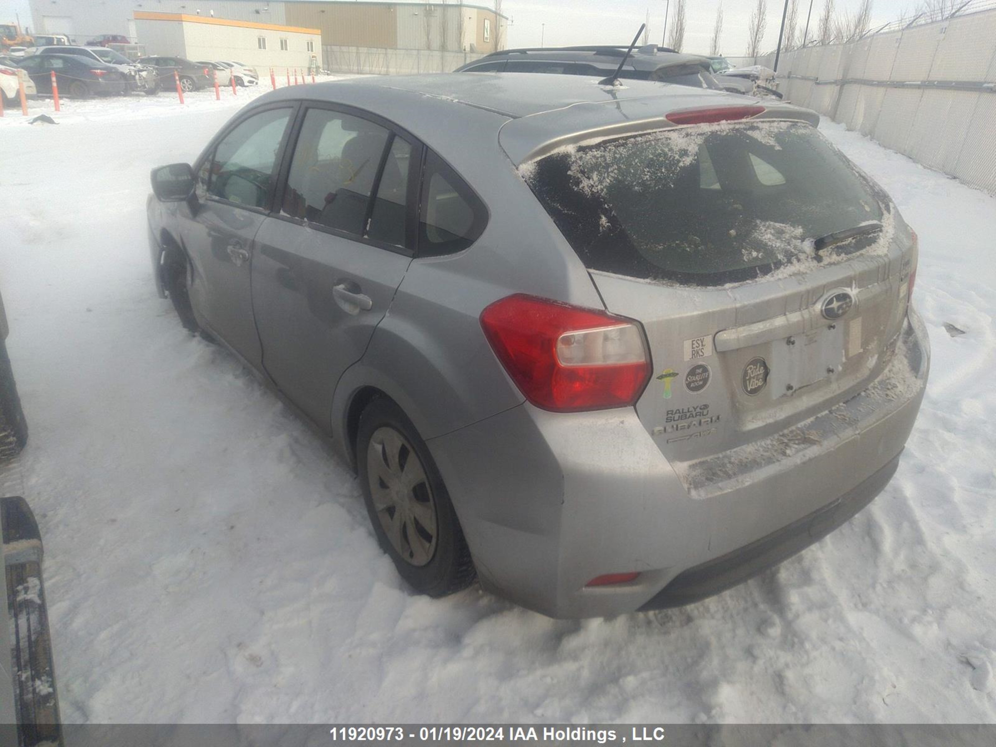 Photo 2 VIN: JF1GPAA67CH202509 - SUBARU IMPREZA 