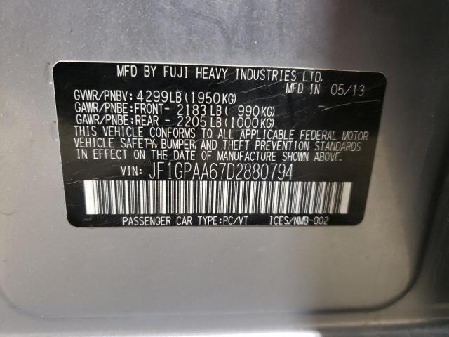 Photo 11 VIN: JF1GPAA67D2880794 - SUBARU IMPREZA 