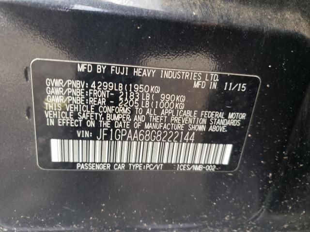 Photo 11 VIN: JF1GPAA68G8222144 - SUBARU IMPREZA 