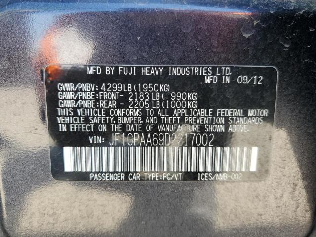 Photo 11 VIN: JF1GPAA69D2217002 - SUBARU IMPREZA 