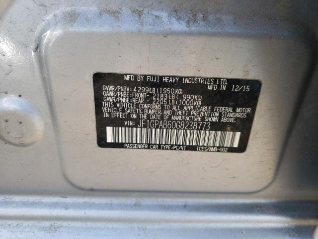 Photo 11 VIN: JF1GPAB60G8238773 - SUBARU IMPREZA 