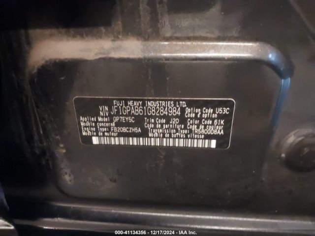 Photo 8 VIN: JF1GPAB61G8284984 - SUBARU IMPREZA 