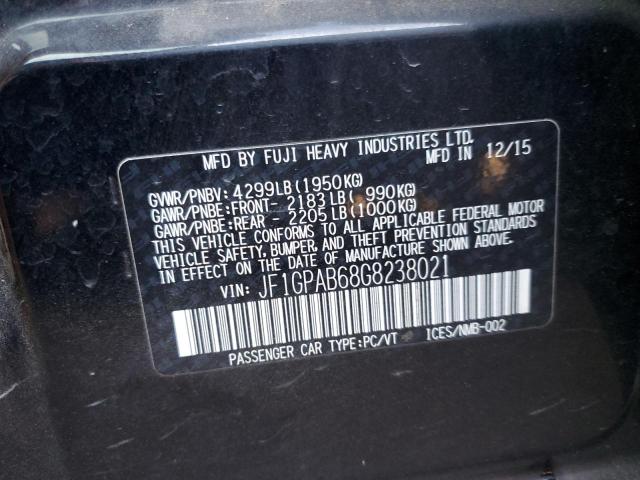 Photo 11 VIN: JF1GPAB68G8238021 - SUBARU IMPREZA 