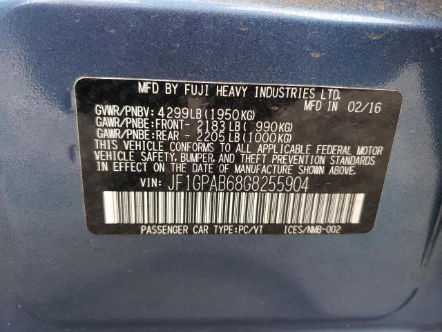 Photo 9 VIN: JF1GPAB68G8255904 - SUBARU IMPREZA PR 