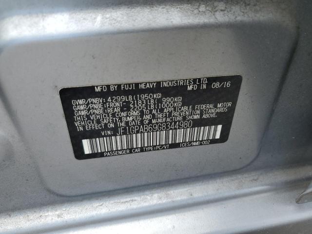 Photo 12 VIN: JF1GPAB69G8344980 - SUBARU IMPREZA 