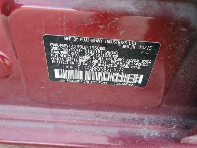 Photo 11 VIN: JF1GPAB6XG8213573 - SUBARU IMPREZA 