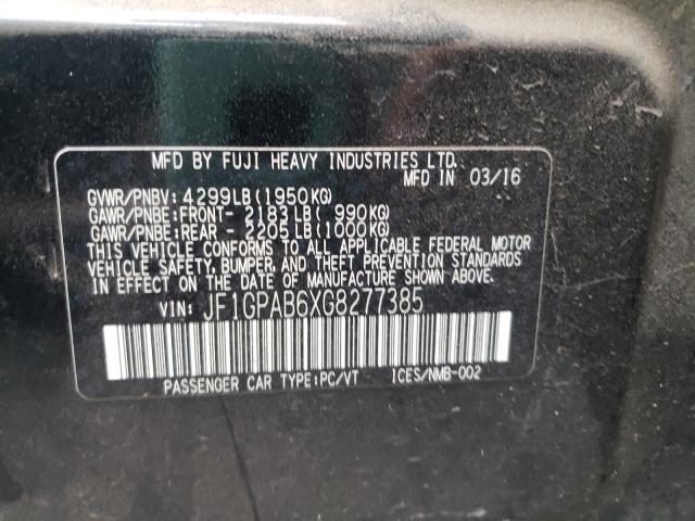 Photo 9 VIN: JF1GPAB6XG8277385 - SUBARU IMPREZA PR 