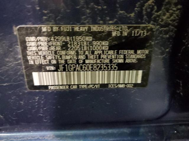 Photo 12 VIN: JF1GPAC60E8235335 - SUBARU IMPREZA PR 