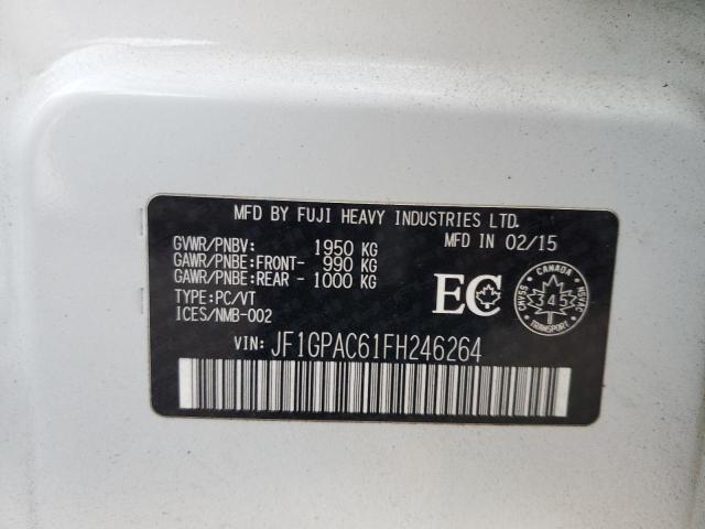 Photo 12 VIN: JF1GPAC61FH246264 - SUBARU IMPREZA PR 