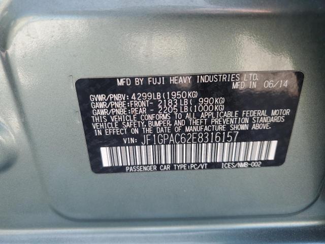 Photo 11 VIN: JF1GPAC62E8316157 - SUBARU IMPREZA 