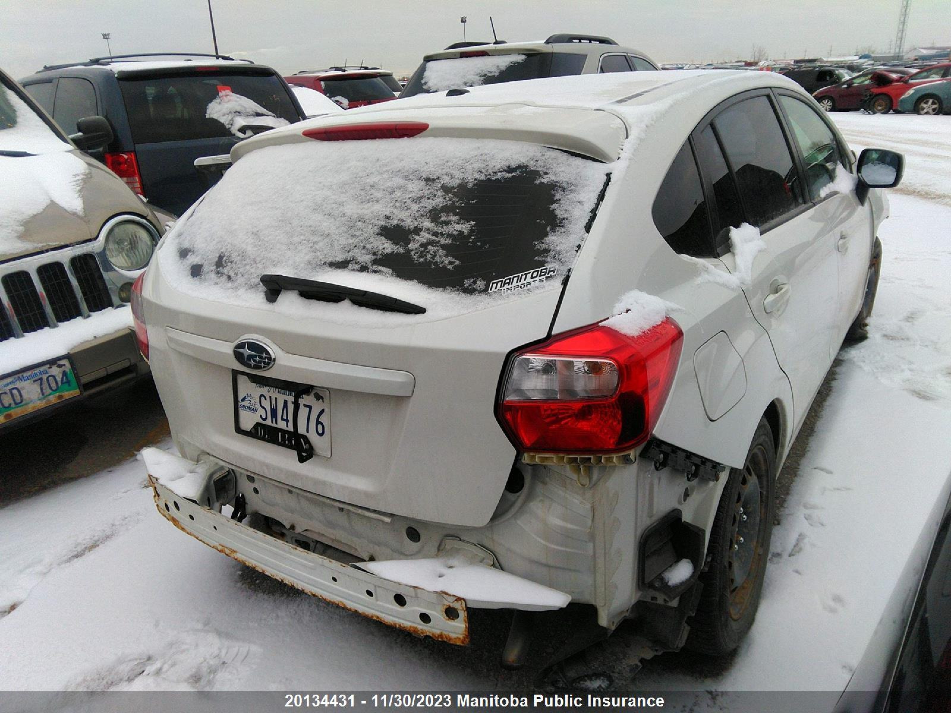 Photo 3 VIN: JF1GPAC63CH209888 - SUBARU IMPREZA 