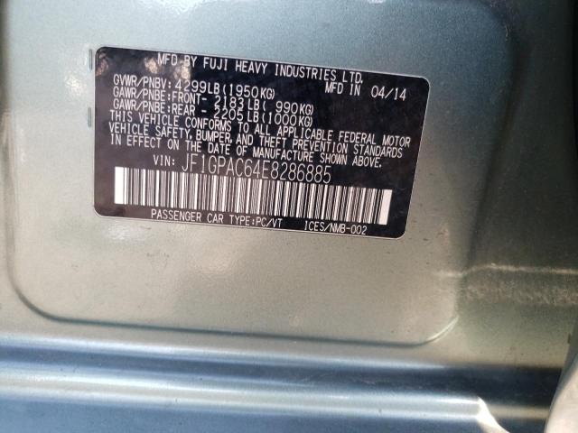 Photo 9 VIN: JF1GPAC64E8286885 - SUBARU IMPREZA PR 