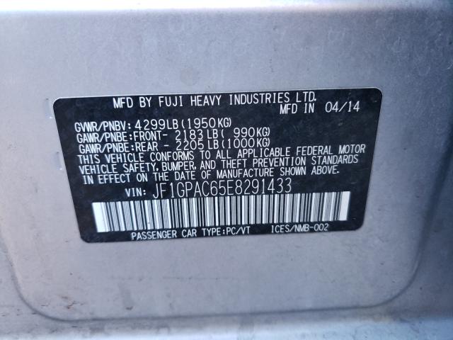 Photo 9 VIN: JF1GPAC65E8291433 - SUBARU IMPREZA PR 