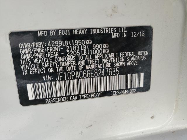 Photo 11 VIN: JF1GPAC66E8247635 - SUBARU IMPREZA 