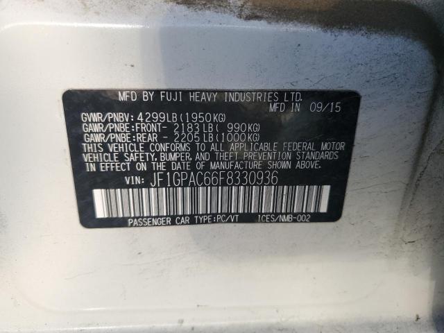 Photo 12 VIN: JF1GPAC66F8330936 - SUBARU IMPREZA PR 