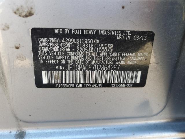 Photo 11 VIN: JF1GPAC67D2864267 - SUBARU IMPREZA 