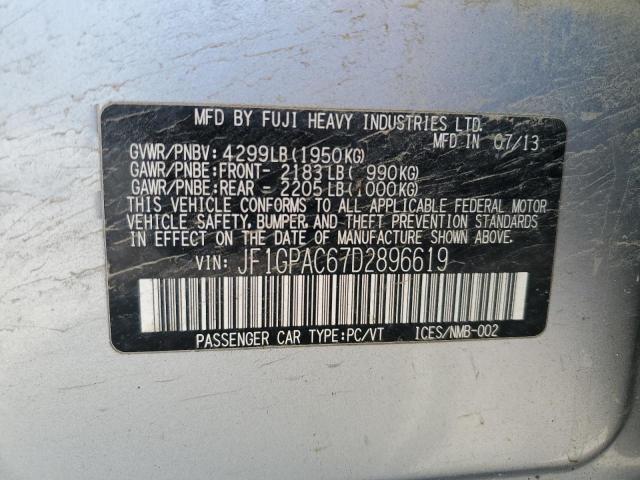 Photo 11 VIN: JF1GPAC67D2896619 - SUBARU IMPREZA PR 