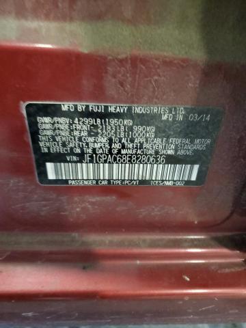 Photo 12 VIN: JF1GPAC68E8280636 - SUBARU IMPREZA PR 