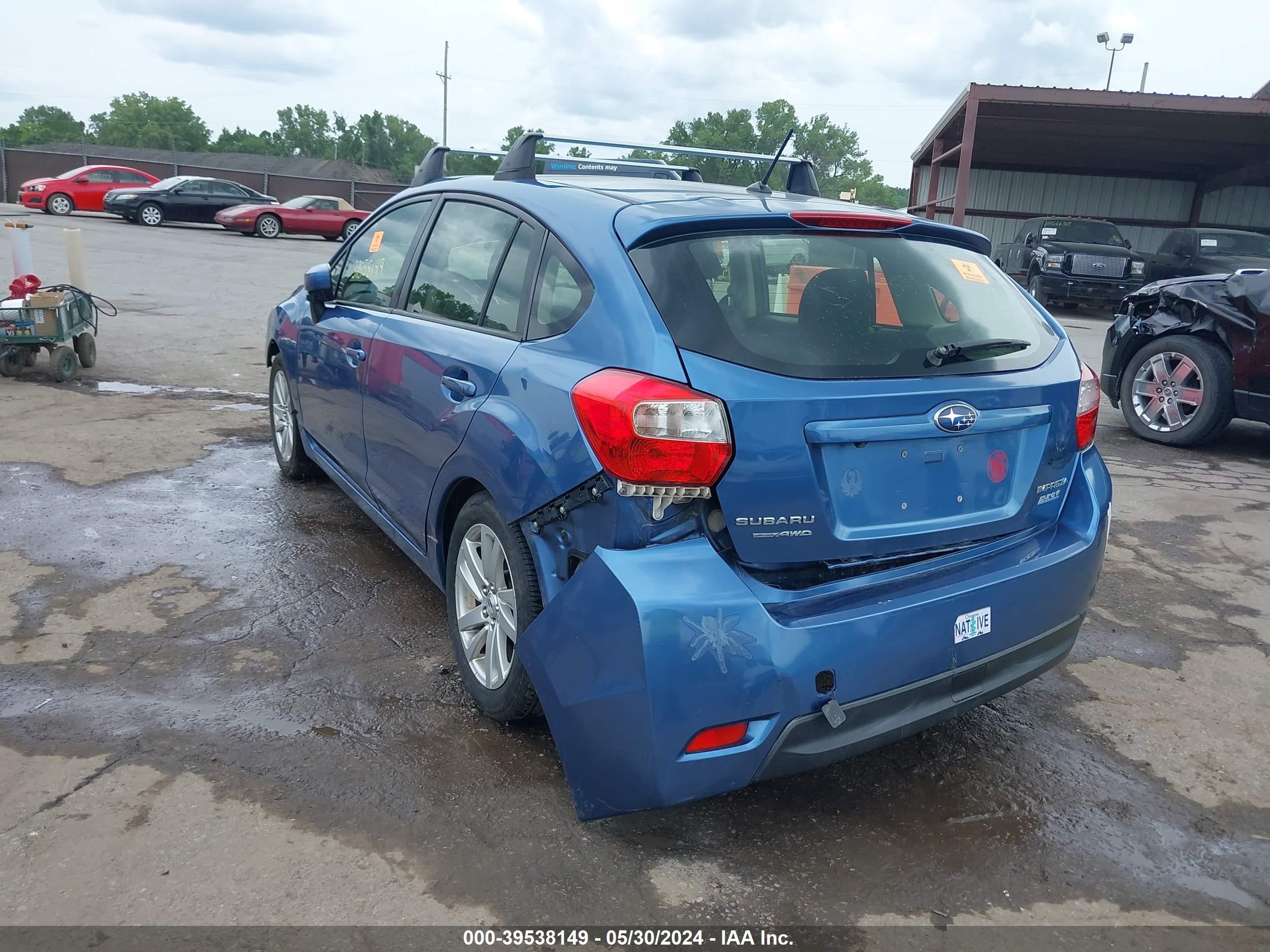 Photo 2 VIN: JF1GPAC68FH265071 - SUBARU IMPREZA 