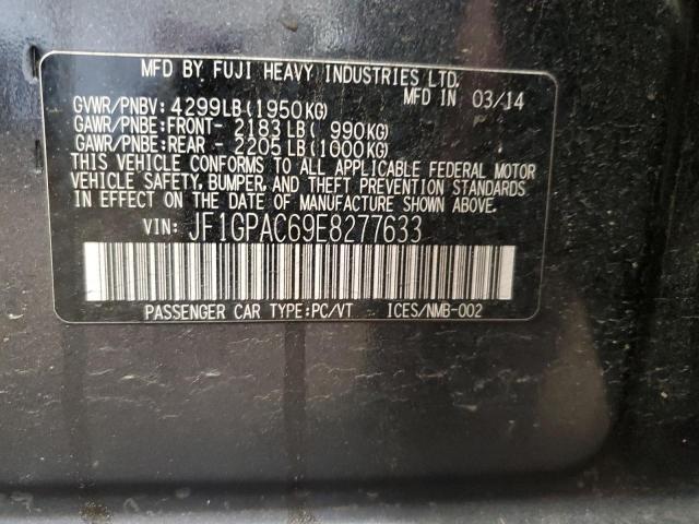 Photo 12 VIN: JF1GPAC69E8277633 - SUBARU IMPREZA 