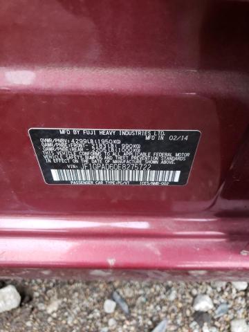 Photo 11 VIN: JF1GPAD60E8275722 - SUBARU IMPREZA 