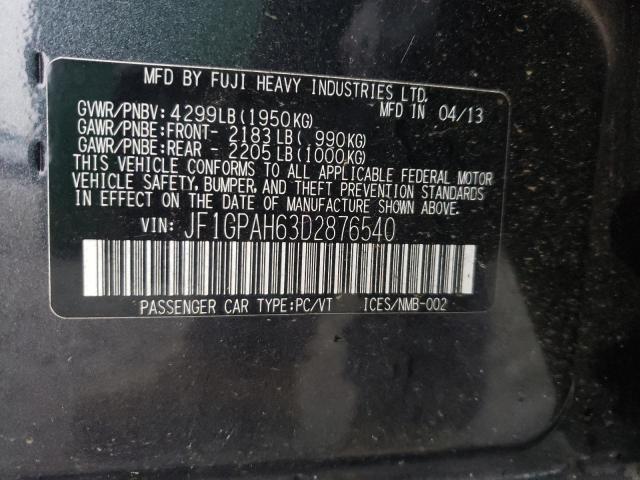 Photo 9 VIN: JF1GPAH63D2876540 - SUBARU IMPREZA LI 