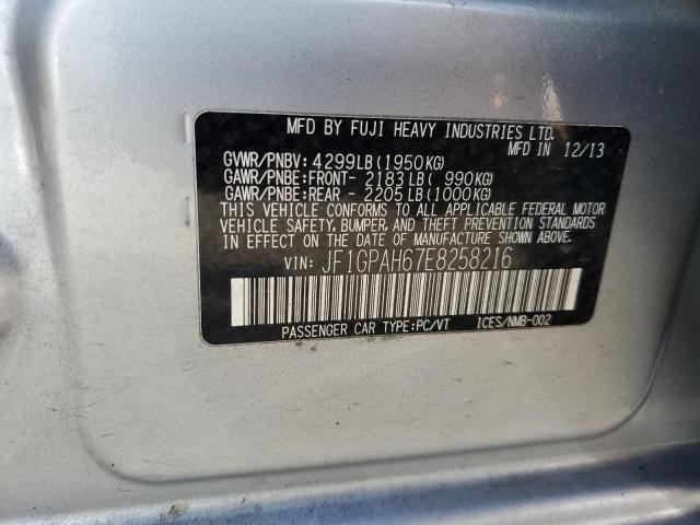 Photo 11 VIN: JF1GPAH67E8258216 - SUBARU IMPREZA LI 