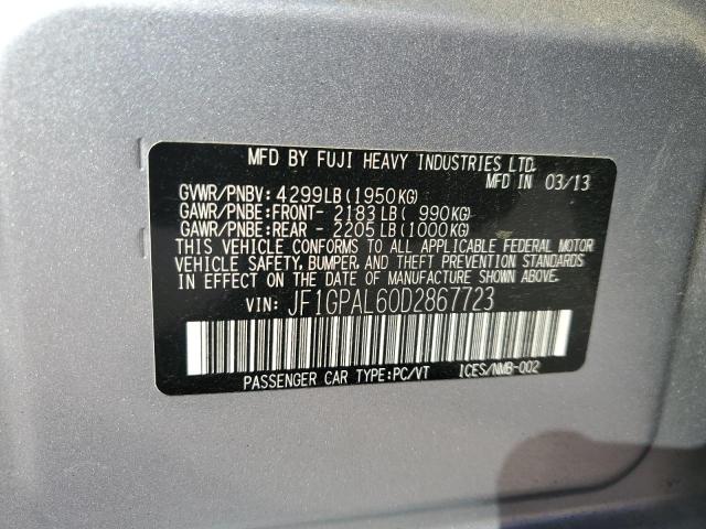 Photo 11 VIN: JF1GPAL60D2867723 - SUBARU IMPREZA SP 