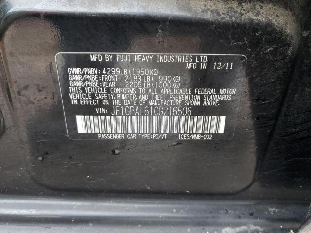 Photo 11 VIN: JF1GPAL61CG216506 - SUBARU IMPREZA 