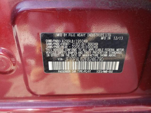 Photo 11 VIN: JF1GPAL62E8246790 - SUBARU IMPREZA 