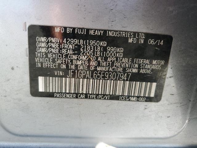 Photo 11 VIN: JF1GPAL65E9307947 - SUBARU IMPREZA 